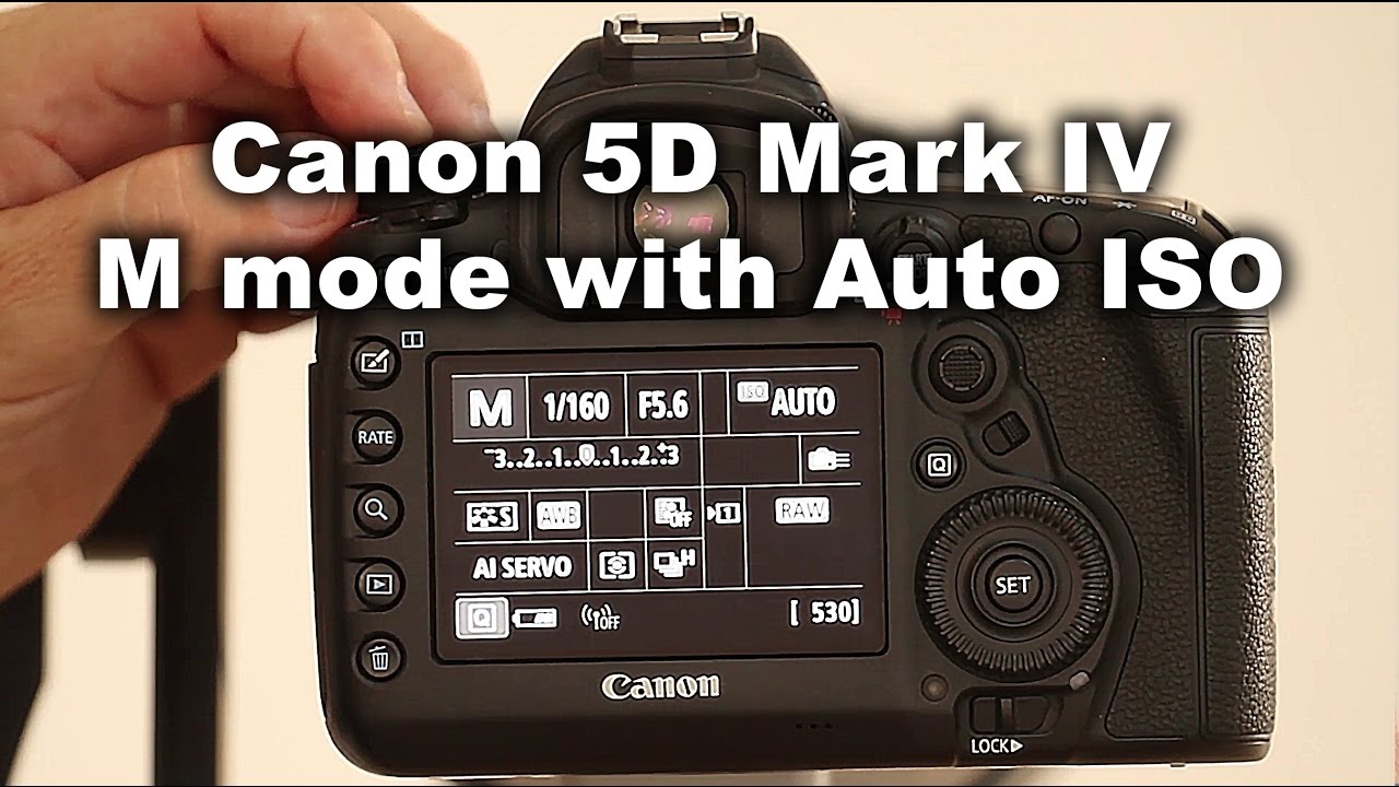 Shooting Canon 5D Mark IV in M mode with auto ISO