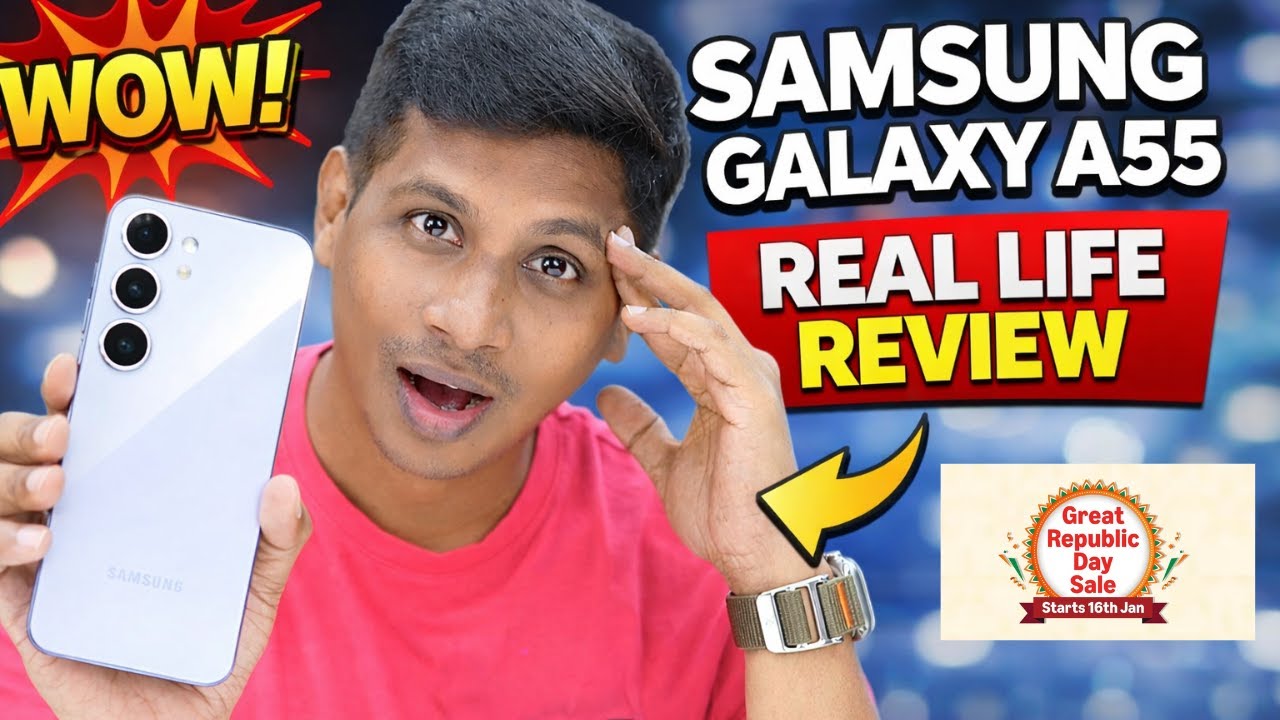 Samsung Galaxy A55 Real Life Review 📱 Camera, Battery, Performance Tested
