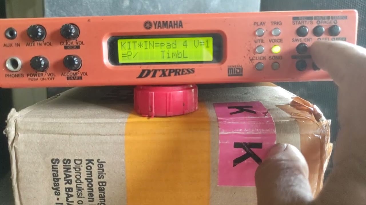 Cara seting modul yamaha DTXPRESS