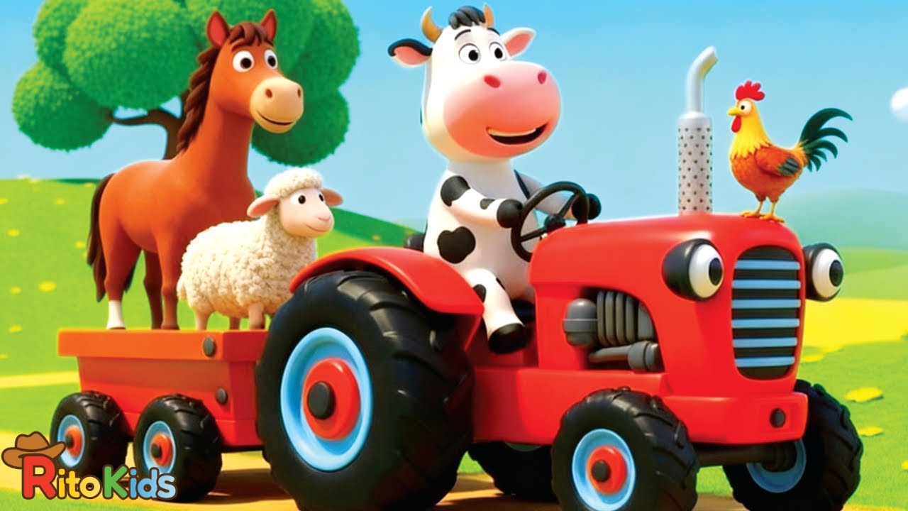 O Trator da Vaca Lola! 🚜🐄 Cante e Passeie na Fazenda