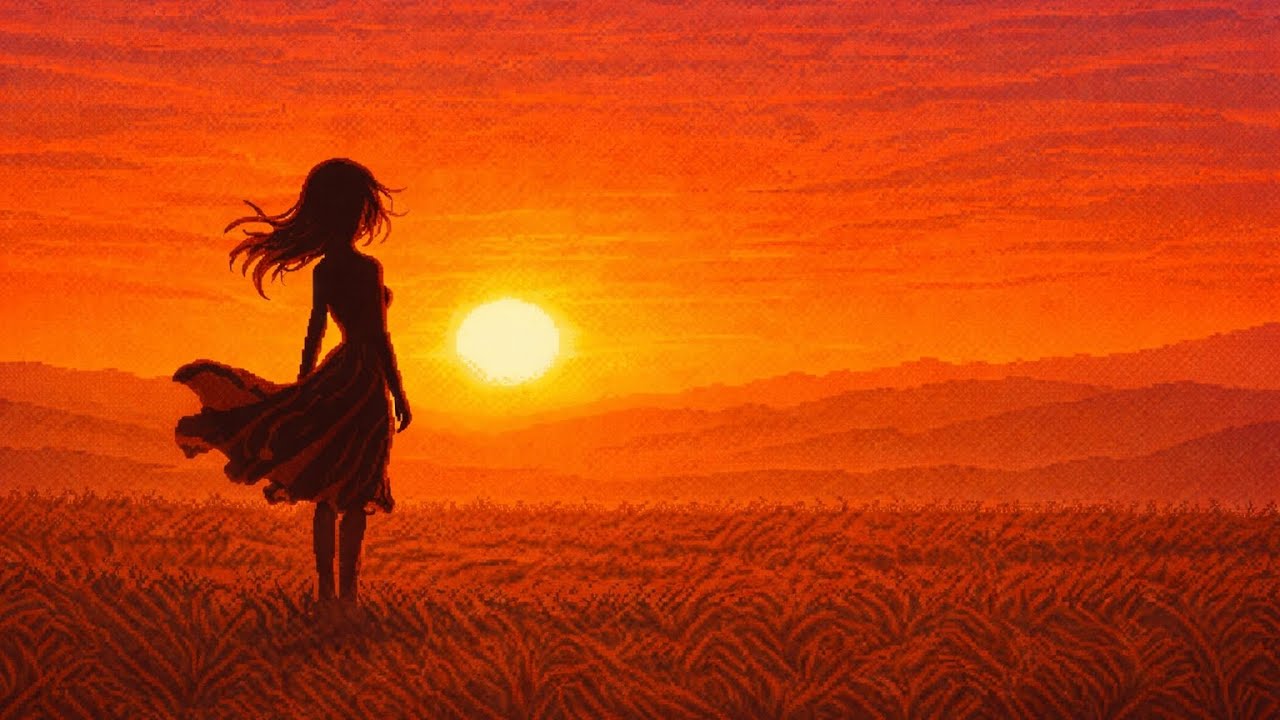 Pixel Sunset 🌅 Warm Ambient Music for Relax, Focus & Sleep