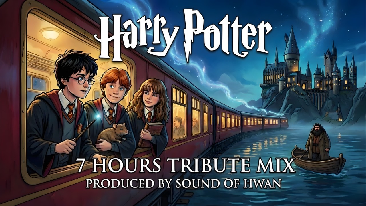 🏰 7 Hours Harry Potter Tribute Mix (Orchestrated Melodic Downtempo) - Stream Safe