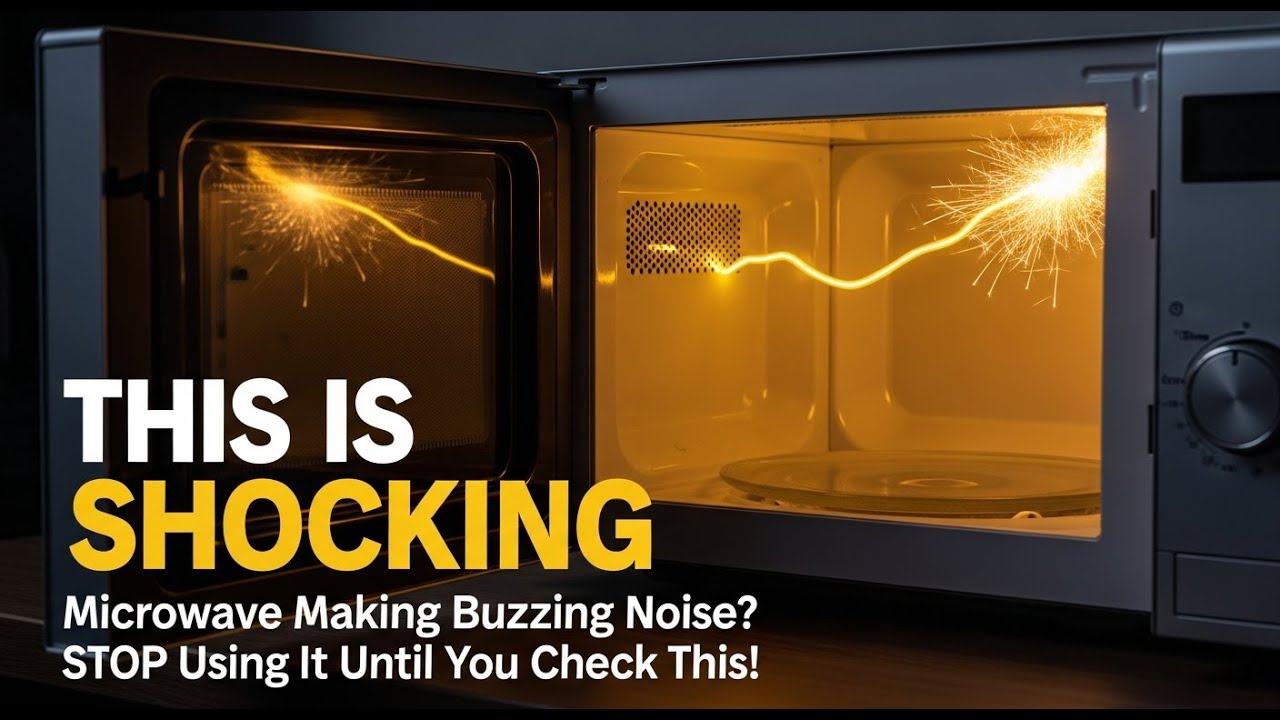 Microwave Making Buzzing Noise STOP Using It Until You Check This