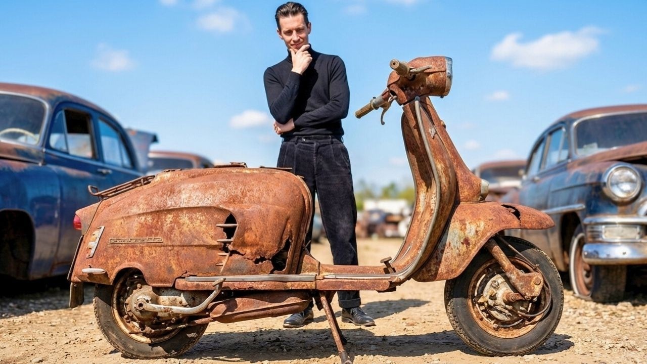 ASMR Lambretta Restoration | 1964 LI 150 Series 3 Complete Rebuild from Rust to Glory