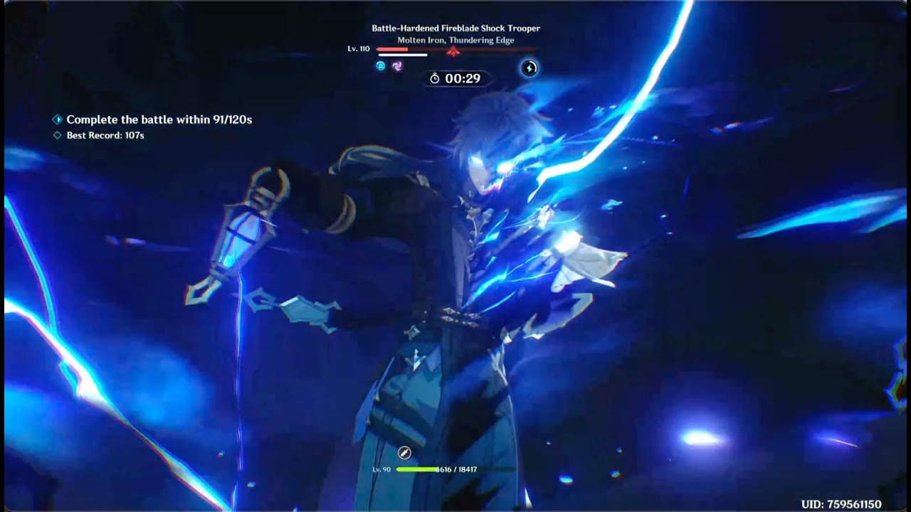 C0R1 Flins - 6.0 Stygian Onslaught Dire - Fatui Shock Trooper clear!