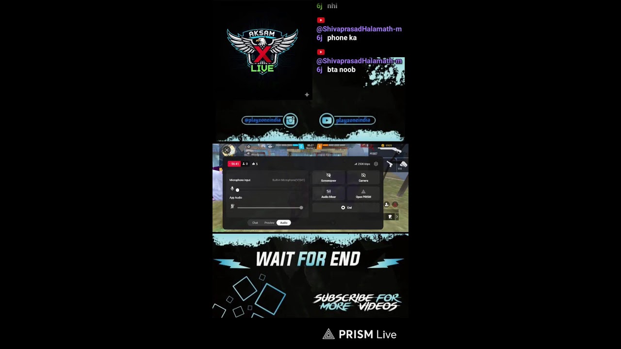 Live streaming of AKSAM X L!VE