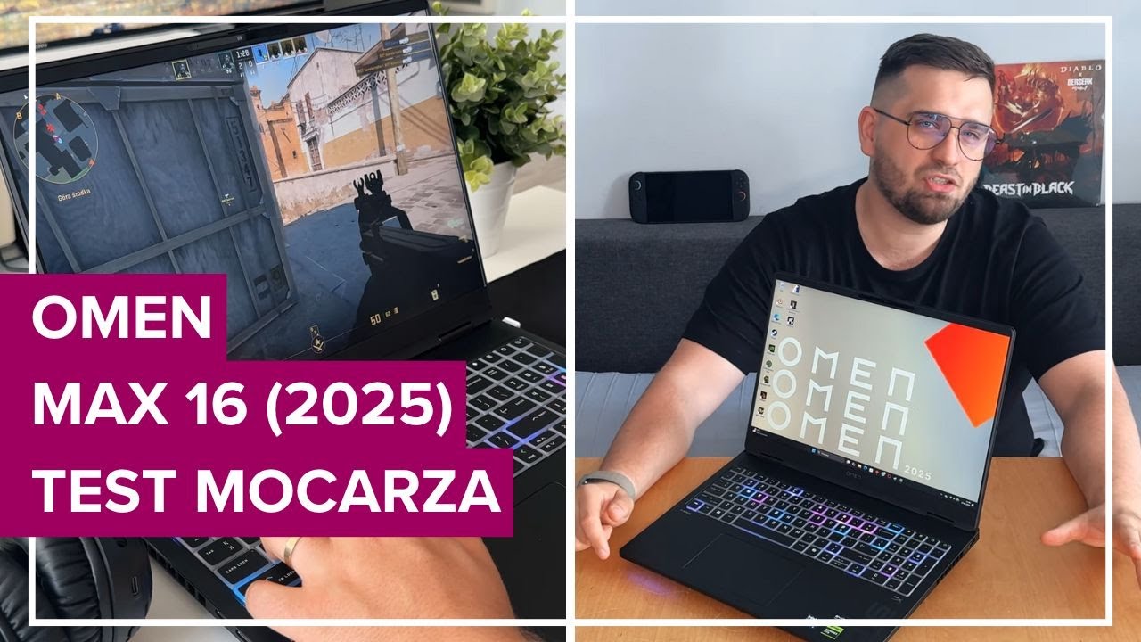 Ten laptop gamingowy nie uznaje limit&oacute;w - OMEN MAX 16 (2025) &ndash; test