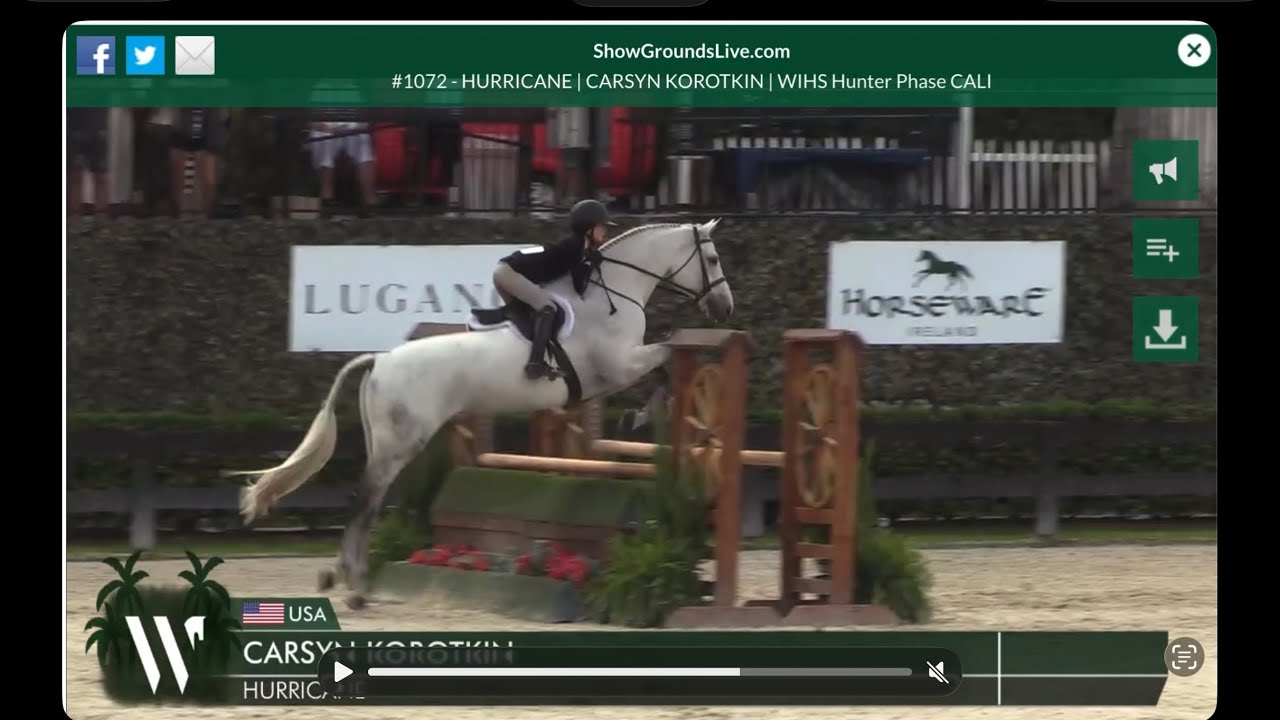 Hurricane & Carsyn Korotkin Washington Eq 2Phase (Scores 87, 85.5 Overall 🥈2nd Place ) WEF 9, 2026