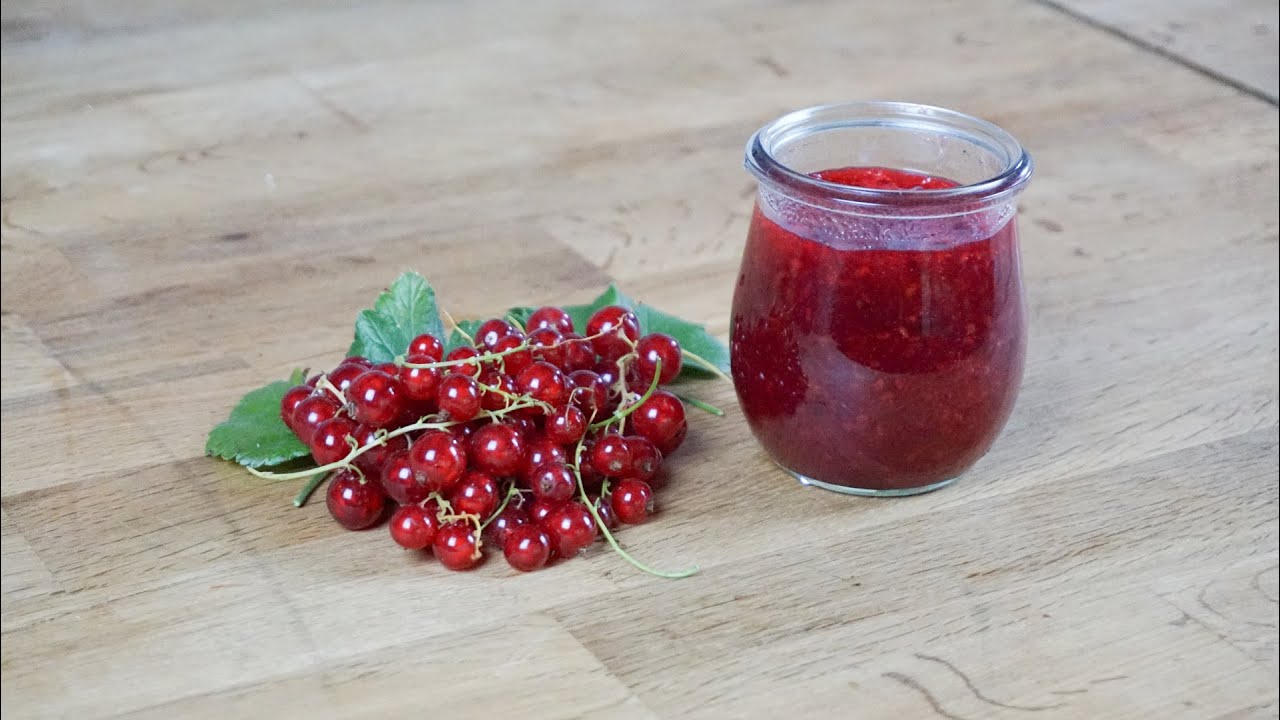  Johannisbeeren Marmelade mit Vanille - Ein einfaches und schnelles Rezept
