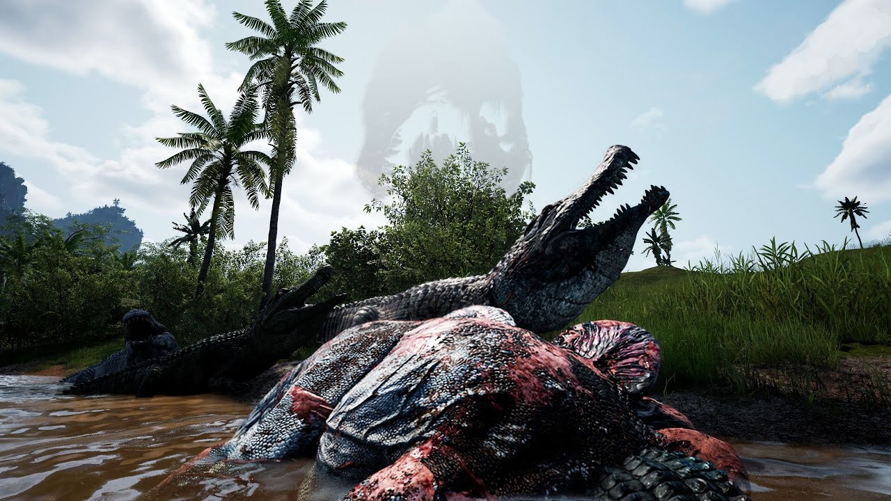 The Battle of Asura | Deinosuchus gameplay | The Isle Evrima