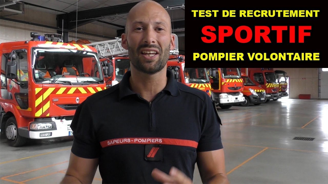 TEST de recrutement SPORTIF pour les POMPIERS VOLONTAIRES