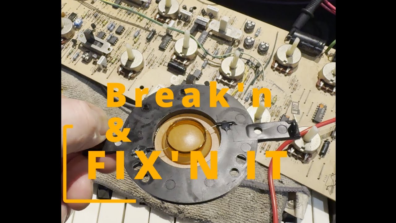 KRK E8 Speaker Amplifier Repair and Tweeter recoil - Fixing my own stuff-up