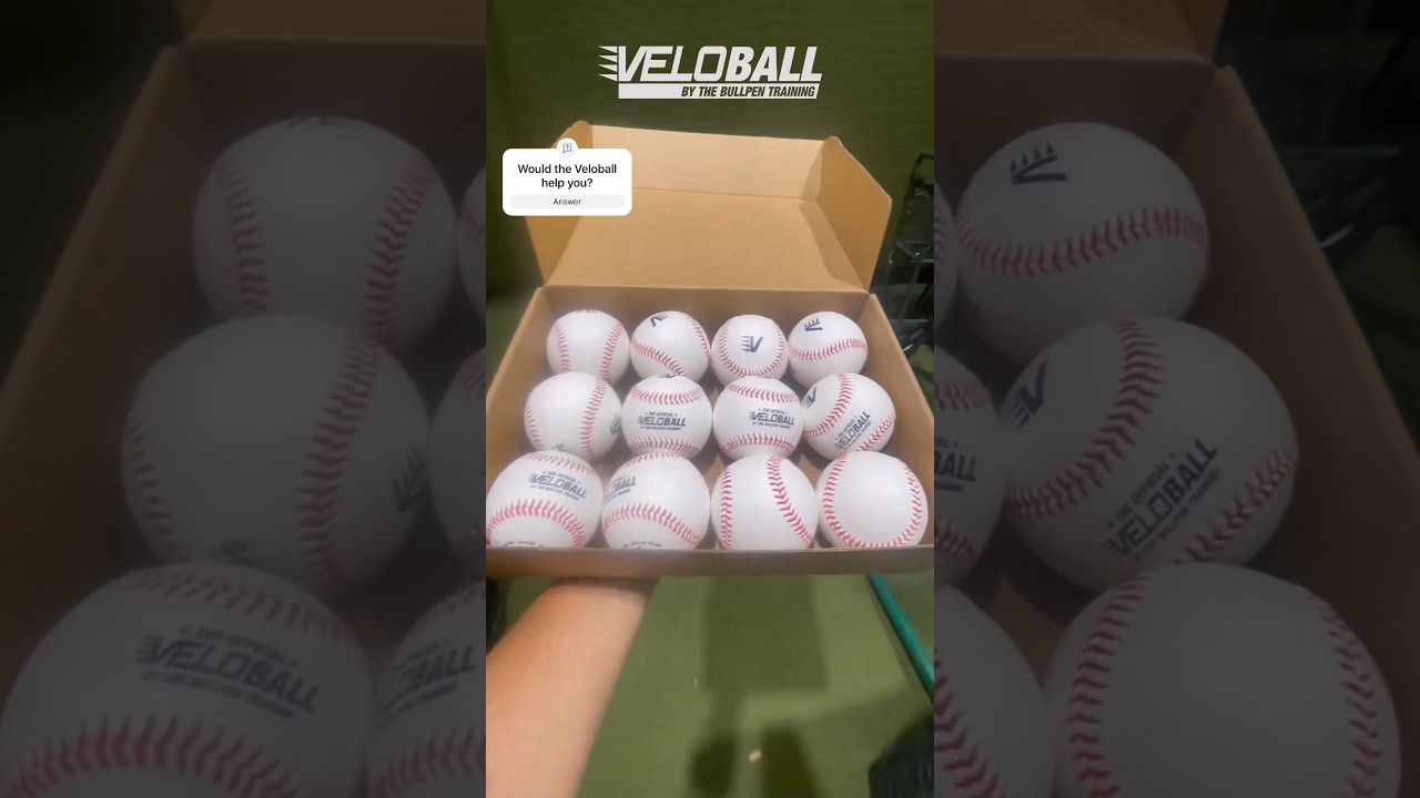 AMAZING Training Balls for Hitting High Velocity in BP Pro Series VELOBALL #baseball