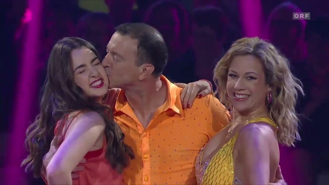 Dancing Stars 2023-Show 05-Jive-Alexander Pointner mit Manuela Stöckl und Paula Pointner