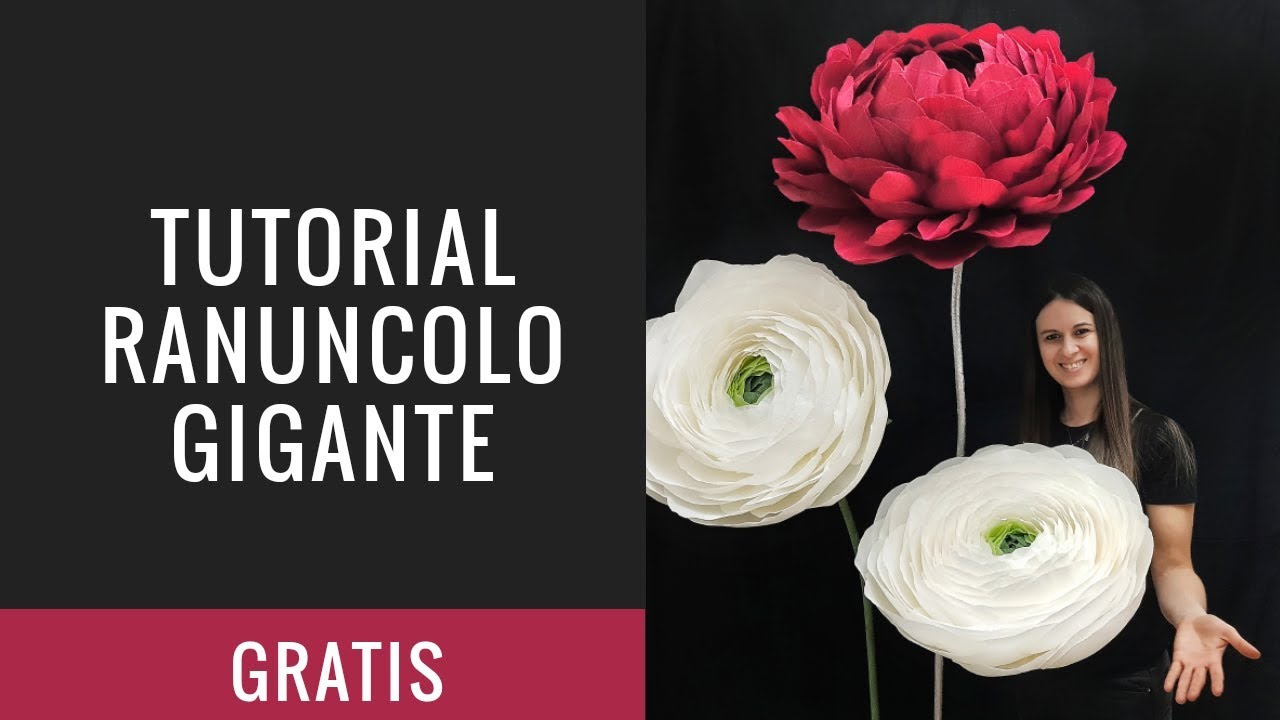 Tutorial Fiori Giganti Ranuncolo