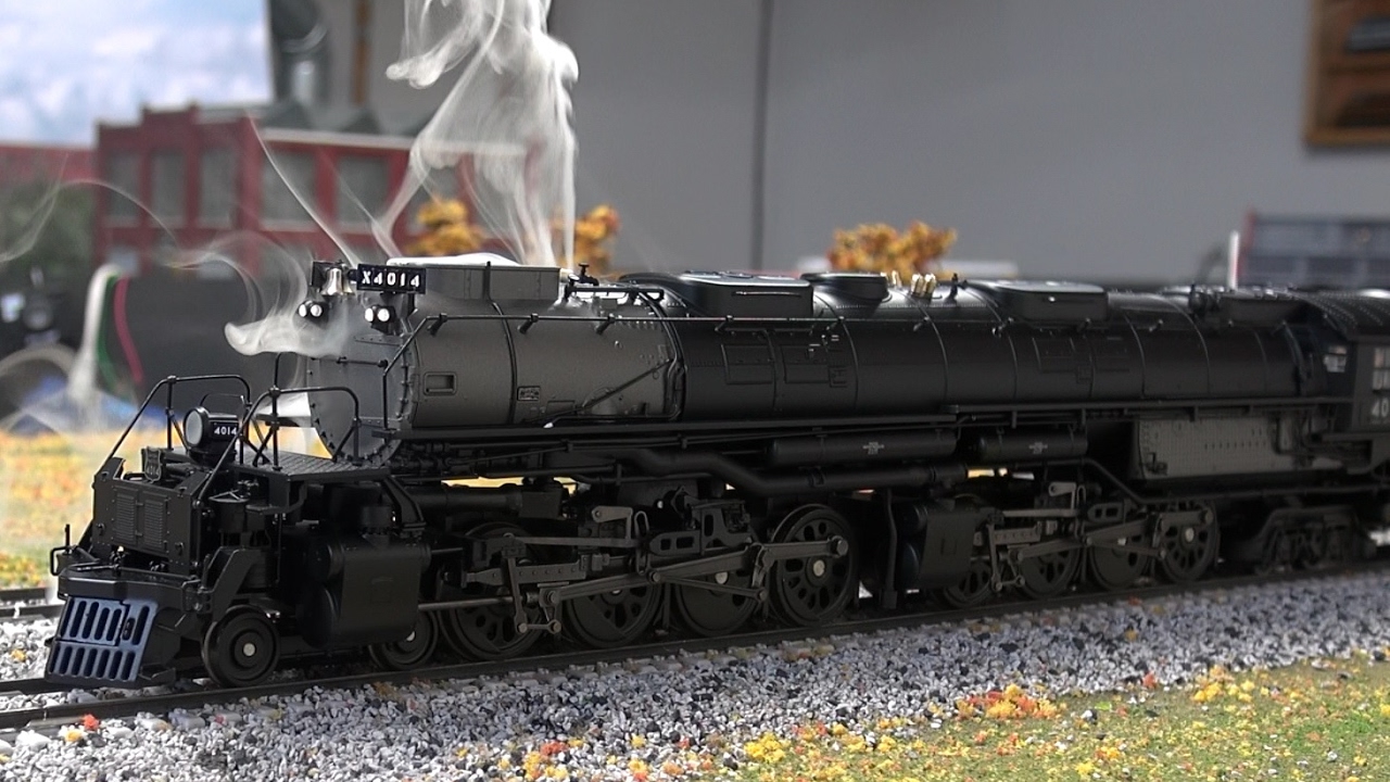 Рецензия: Broadway Limited Big Boy с дымящимся свистком! Звук! BLI
