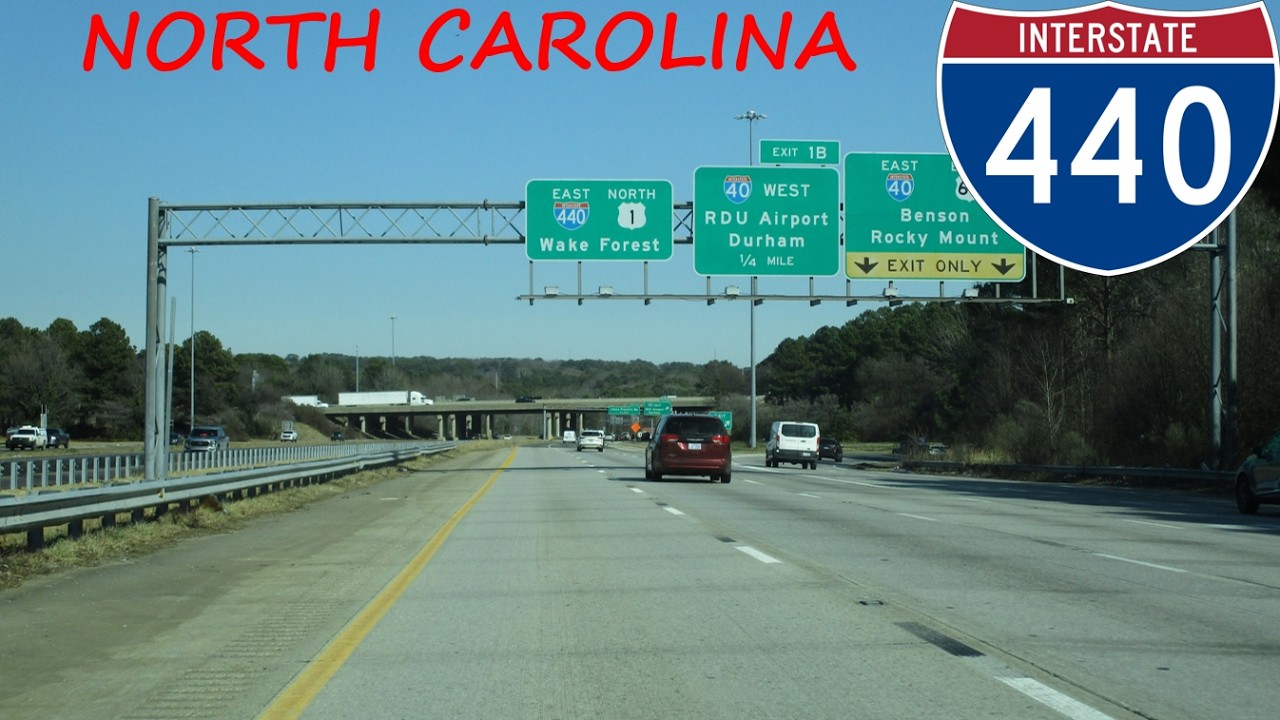 Raleigh Beltline (Interstate 440) eastbound