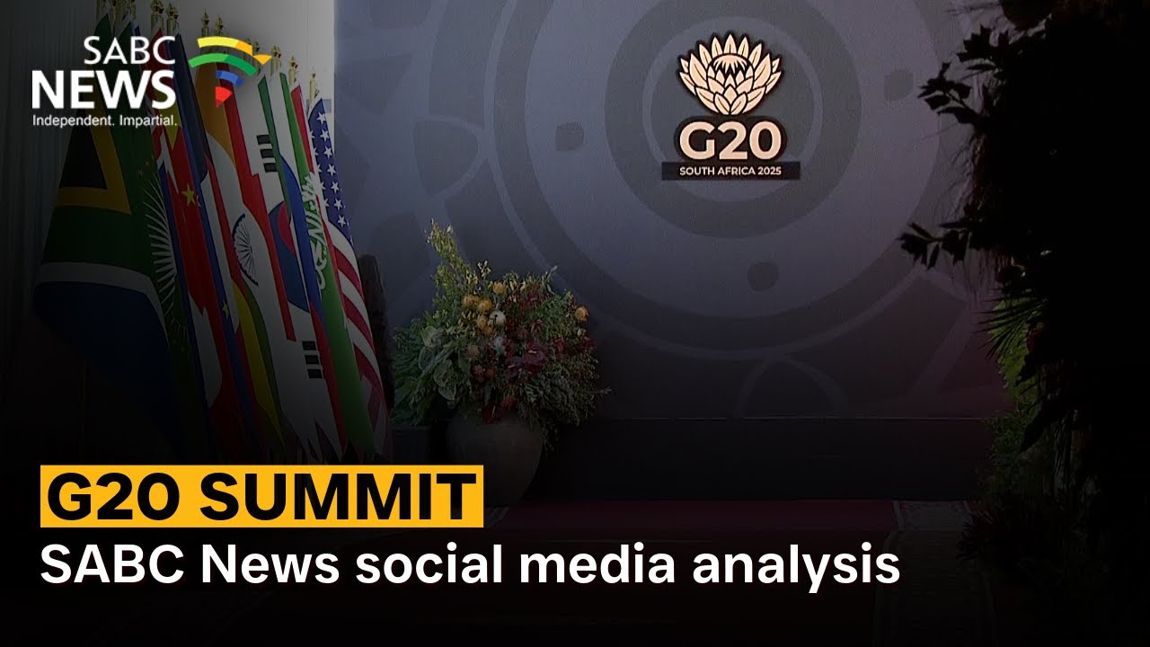 G20 Summit | SABC News social media analysis with Lebo Tshangela