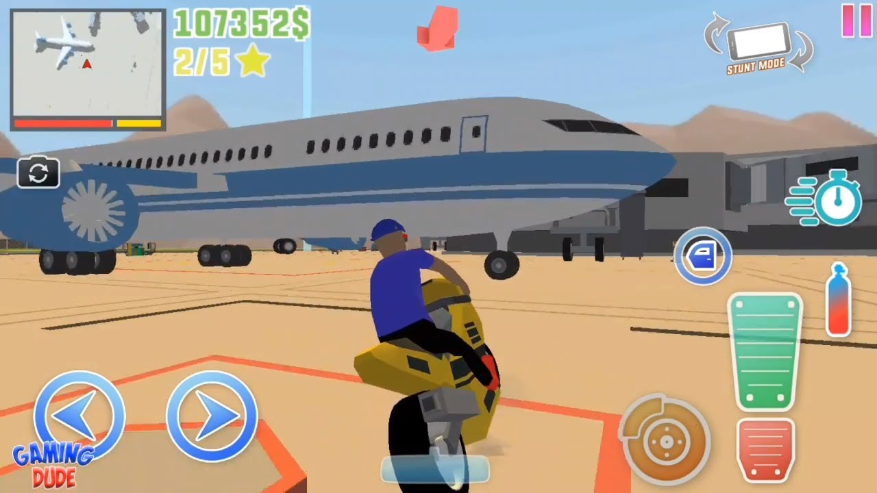 Dude Theft Wars: Open World Sandbox Update - NEW AIRPORT AREA | Android Gameplay FHD