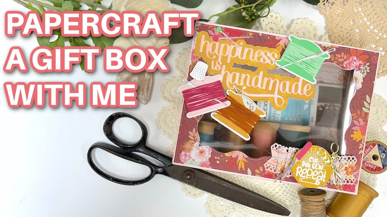 3D Gift Box with Dies from ScrapDiva