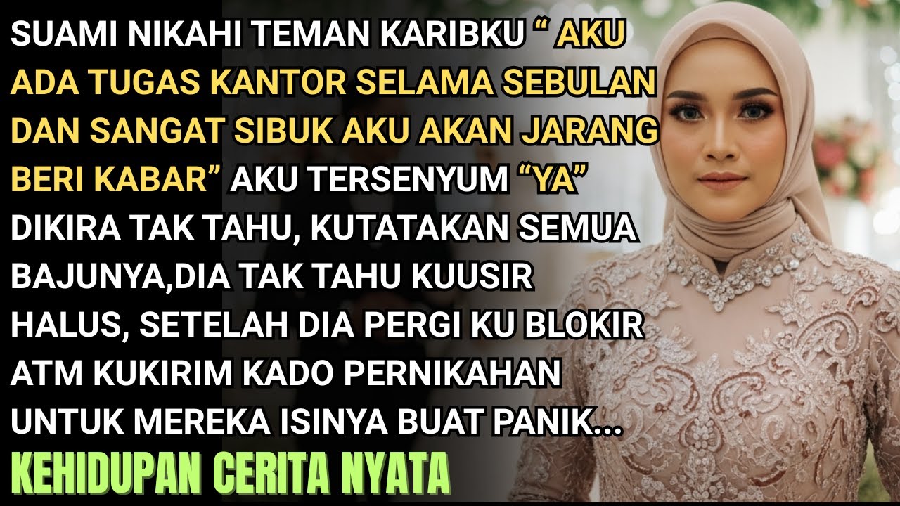 DIAM DIAM SUAMI NIKAHI TEMANKU PADAHAL MEREKA NUMPANG HIDUP PADAKU-KUKIRIM KADO YG BUAT MREKA HANCUR