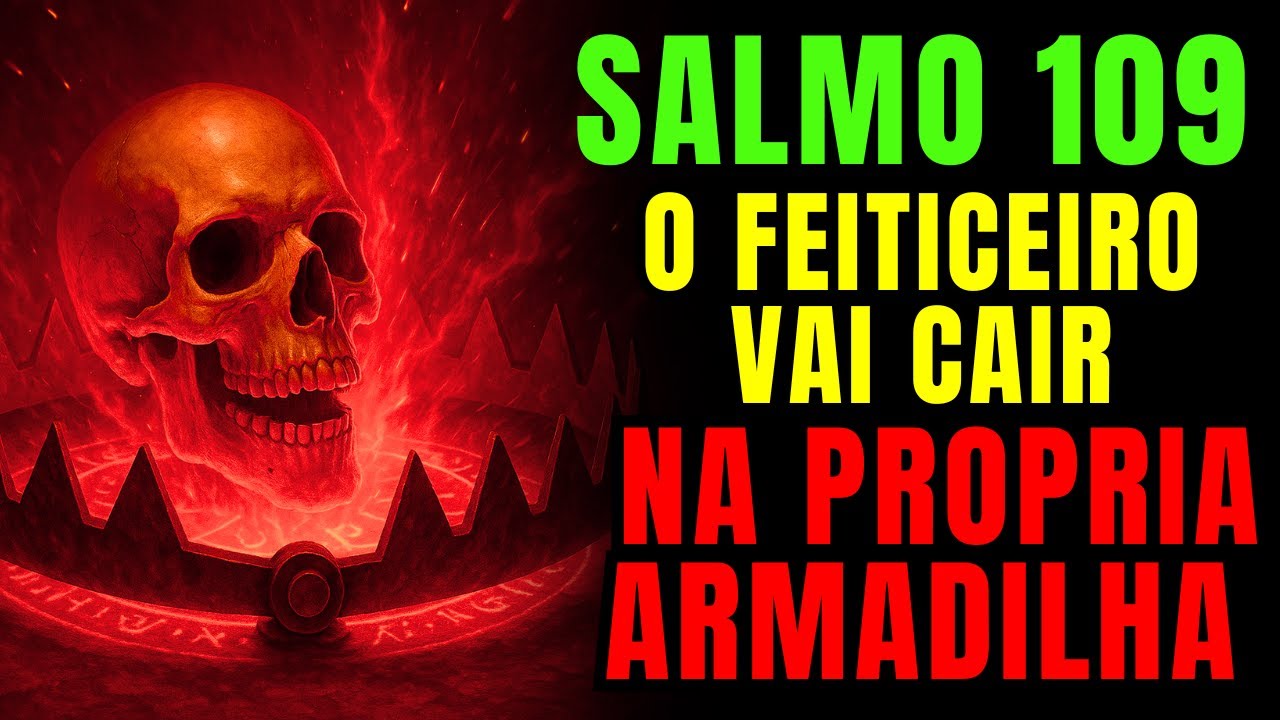 O FEITICEIRO VAI TROPEÇAR NA PROPRIA ARMADILHA - ATIVE O SALMO 109