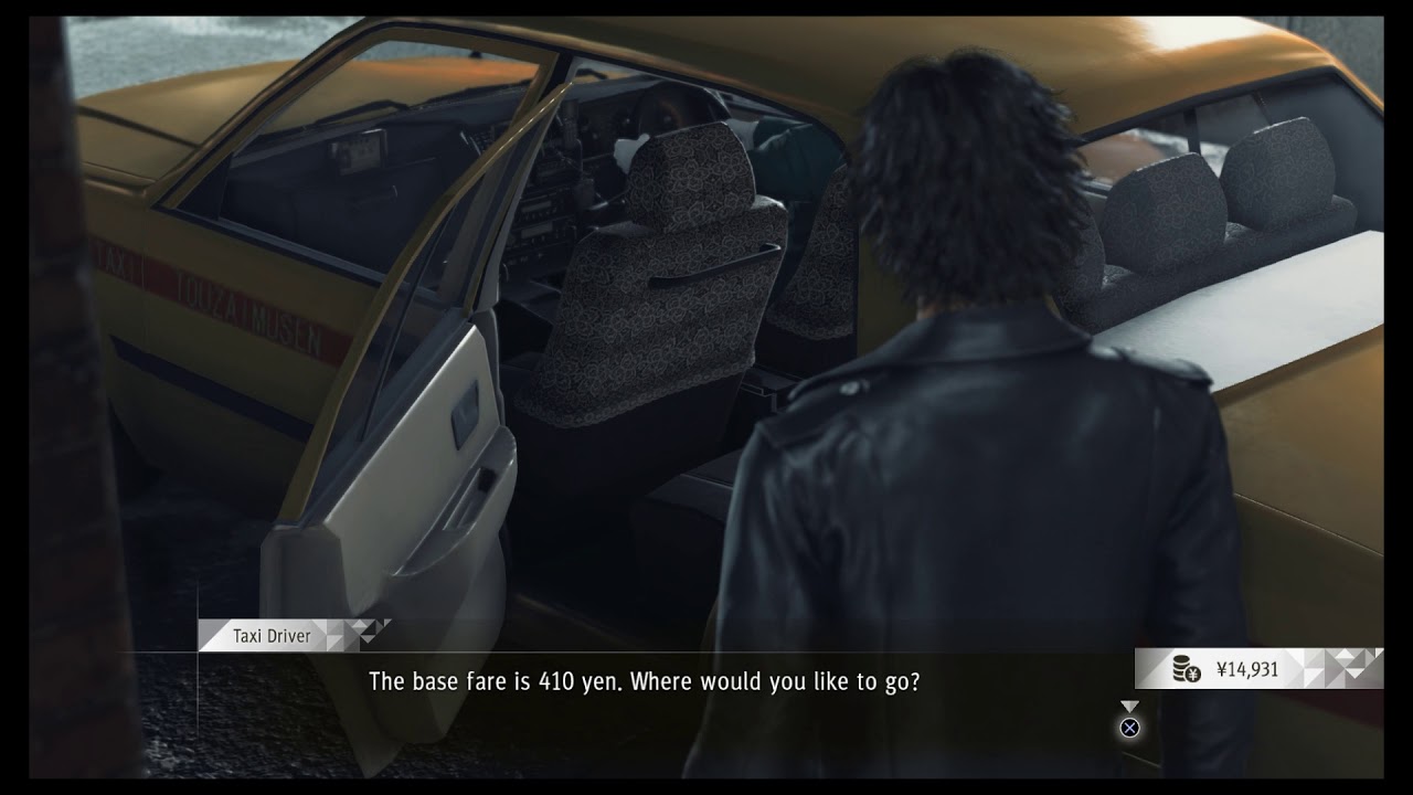 Judgment - Chapter 1: Head To The Kamurocho PD Station: Take Taxi Gameplay Sequence (2019)