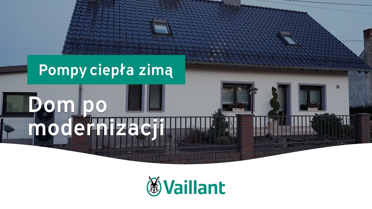 Pompy ciepła zimą - dom po modernizacji | Vaillant Polska