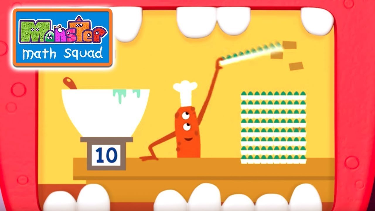 Monsters | Monster Cake Mistake | Learn Math for Kids | Cartoons for Kids