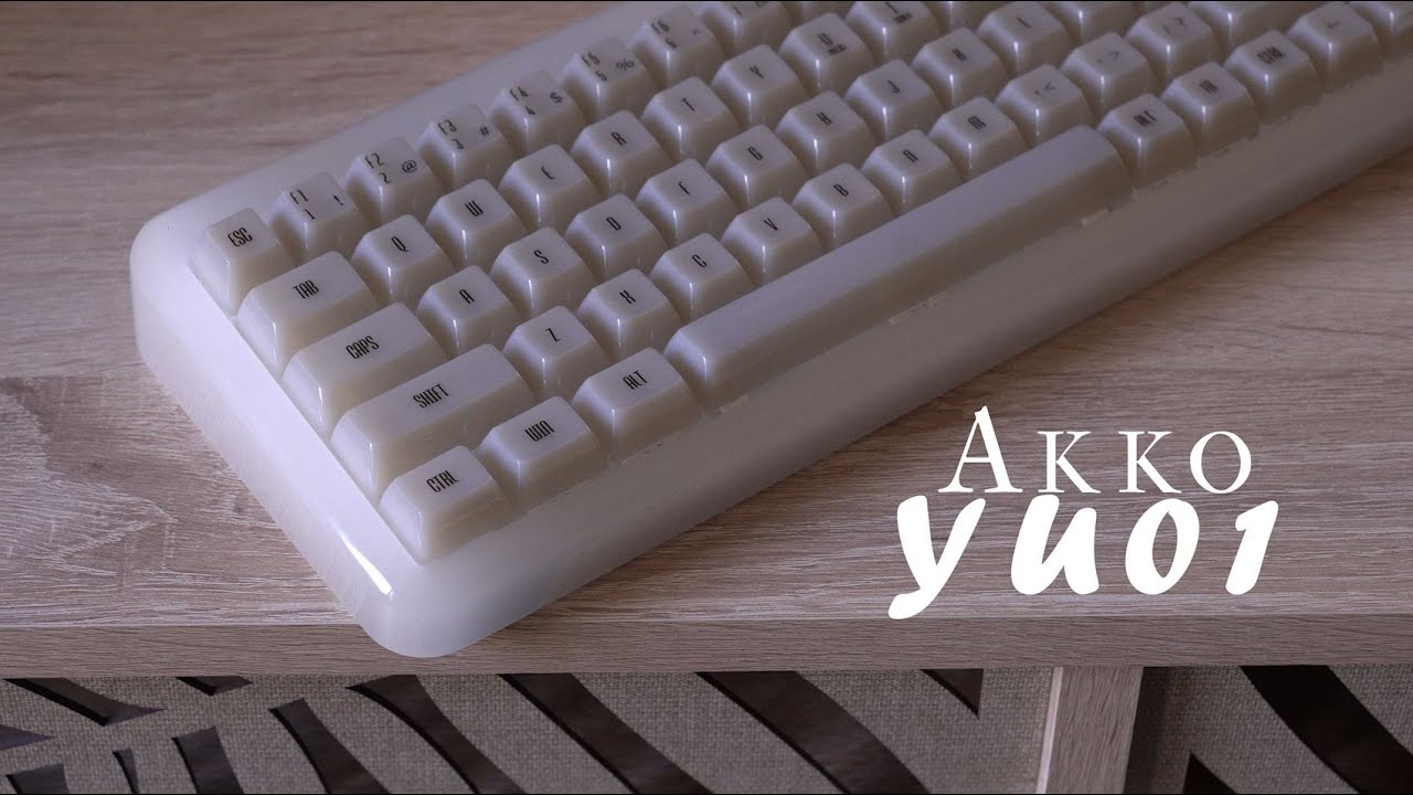 Akko YU01, Akko's Resin Keyboard | Latency, Review, Sound Test