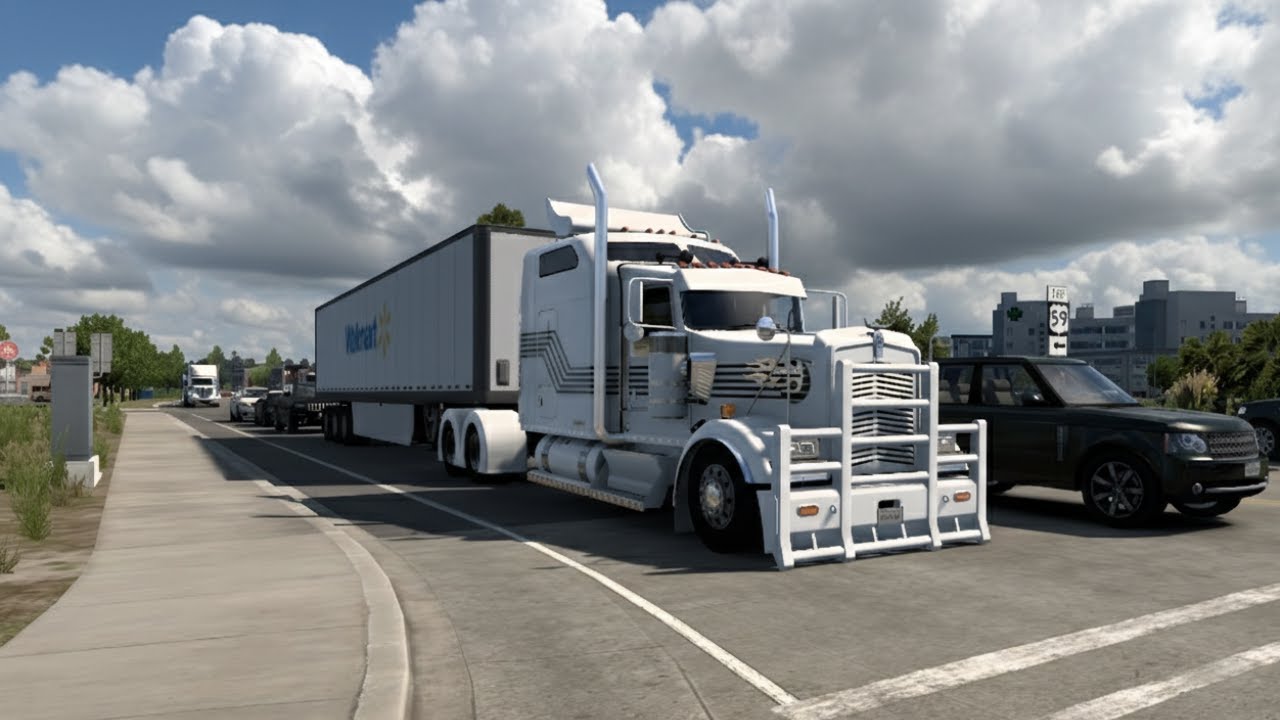 CASI CHOCO EN ESTE GIRO… tuve que retroceder Kenworth W900 // ATS