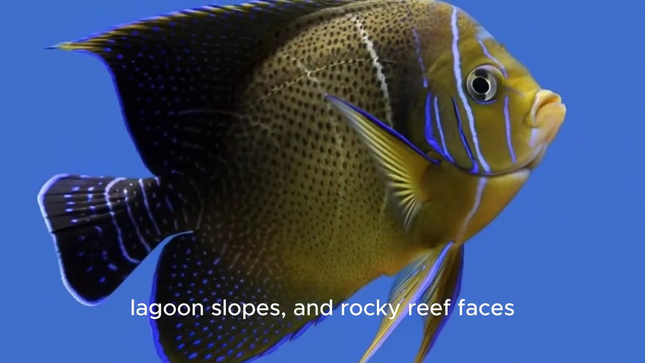 The Koran Angelfish (Pomacanthus Semicirculatus)