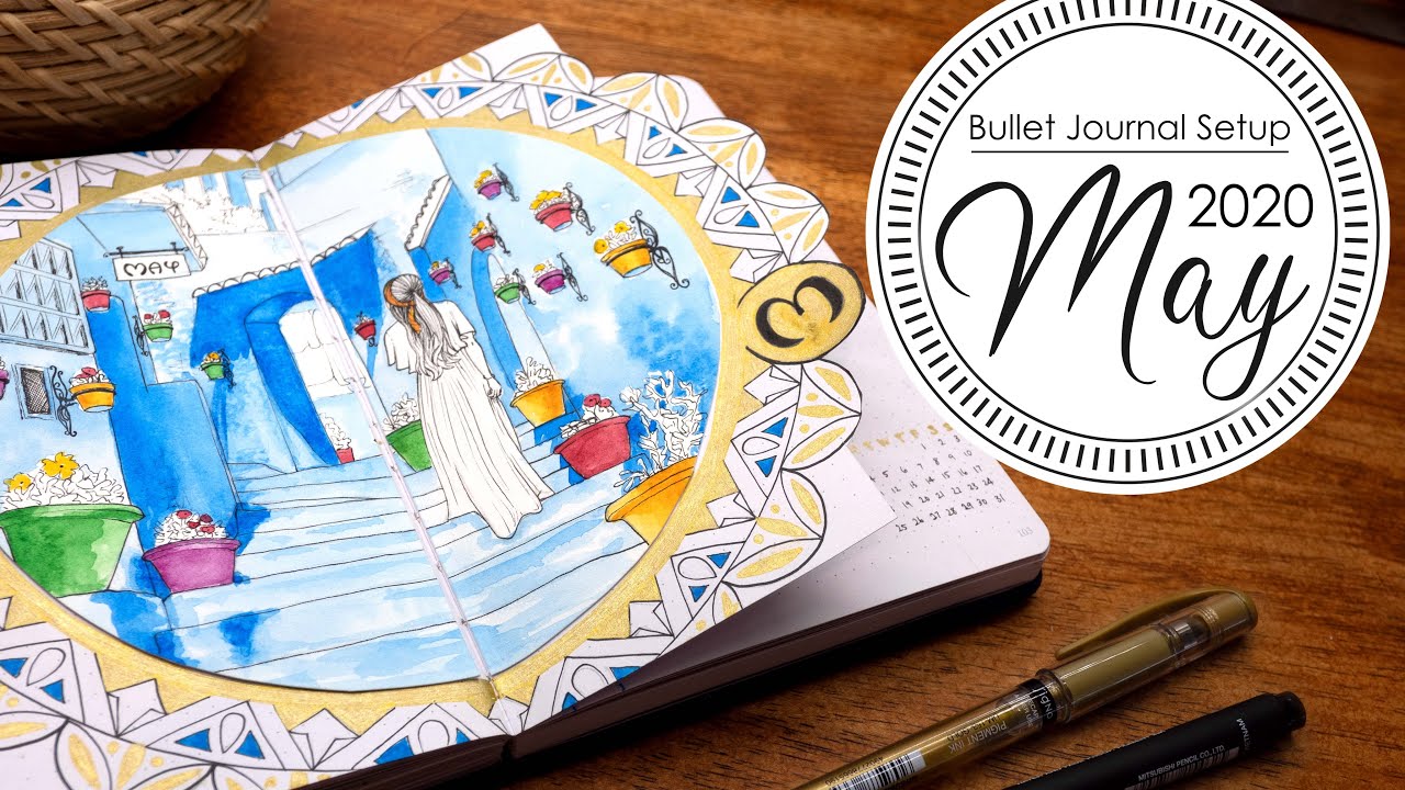 PLAN WITH ME | MAY 2020 Bullet Journal Setup | Morocco theme
