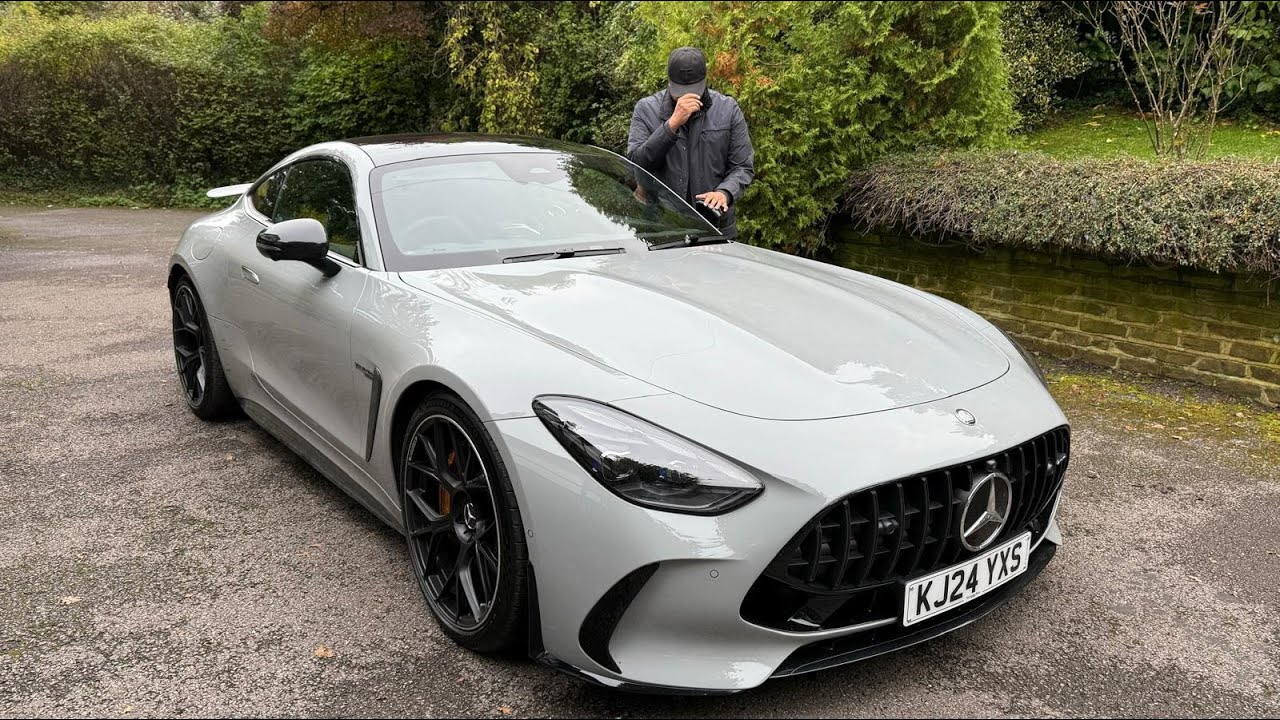 Driving new Mercedes AMG GT 63 Coupe | Start up, Rev off, Acceleration, Fly by | 2024