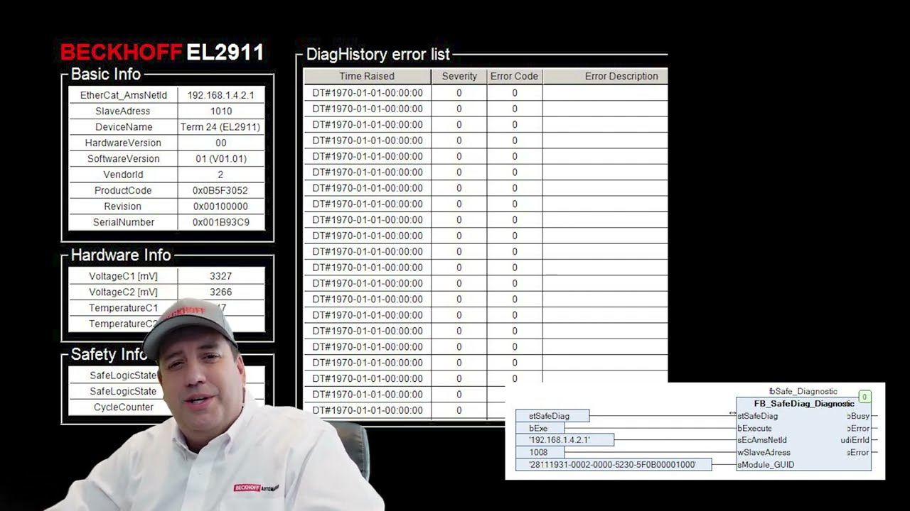 TwinSAFE Diagnostic History Access