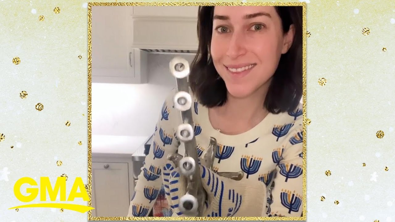 This hack for cleaning a metal menorah is a game-changer l GMA