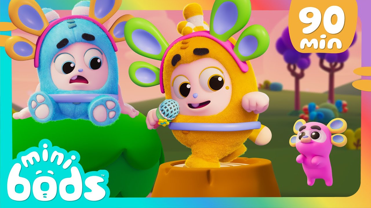 All The World's A Stage! 🎤 | Minibods | Preschool Cartoons for Toddlers
