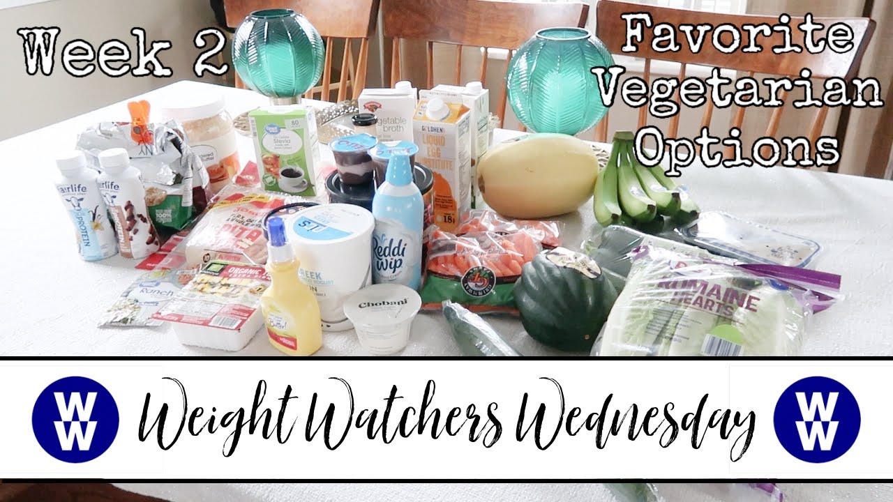 WEIGHT WATCHERS WEDNESDAY | WEEK 2 | FAVORITE VEGETARIAN OPTIONS | DECEMBER 2020!