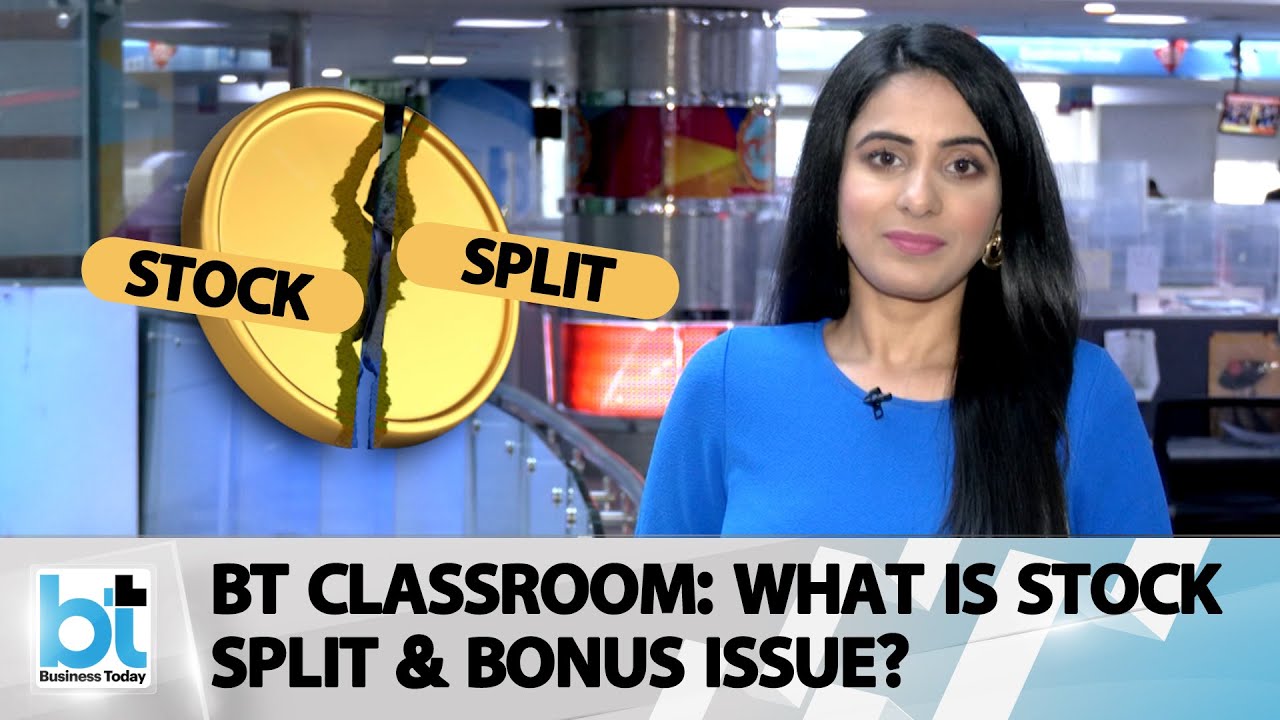 What is the difference between stock split and bonus issue?