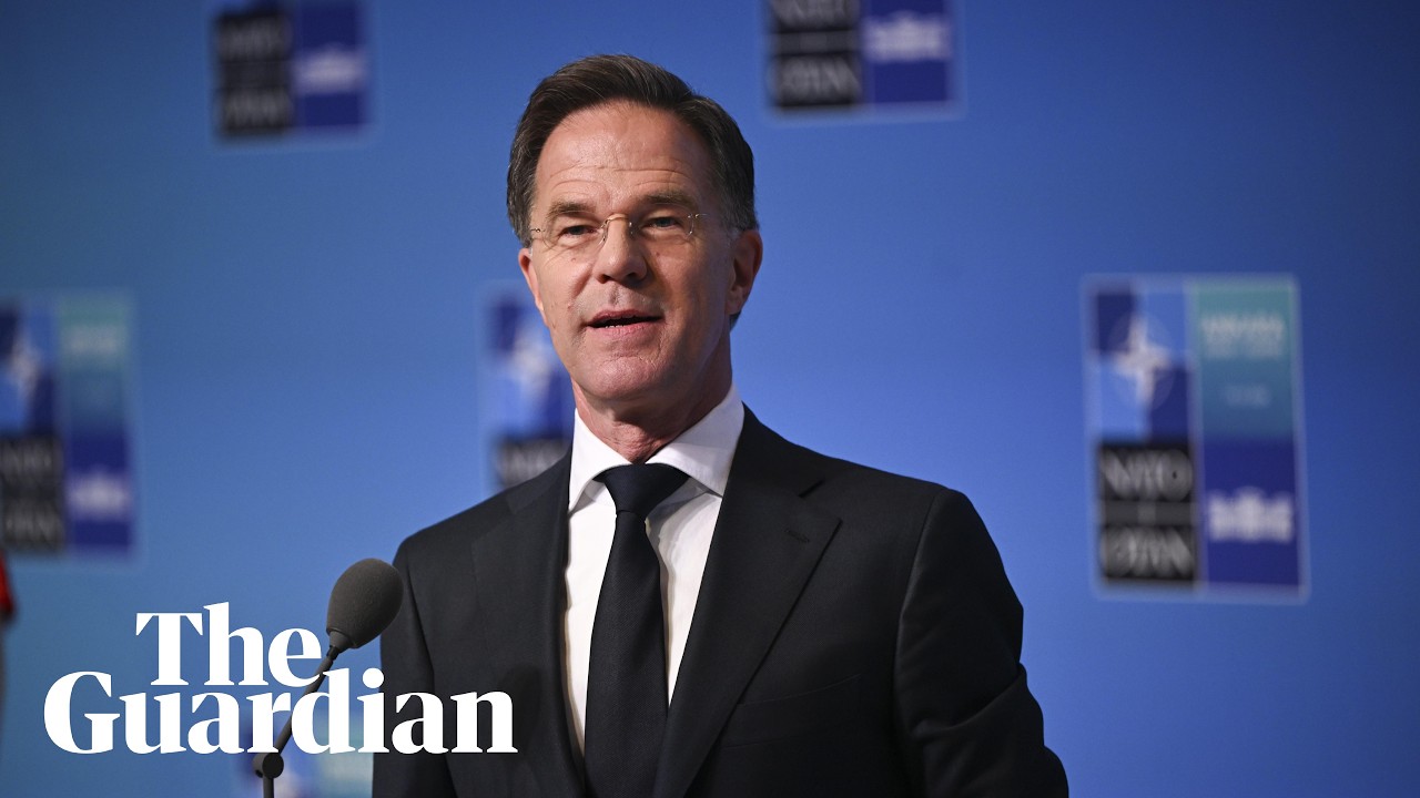 Nato Secretary General Mark Rutte holds press conference