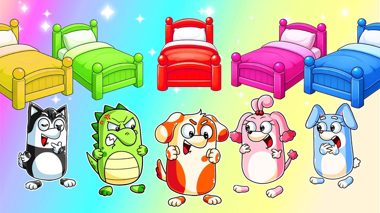 Rainbow Bed 🌈  DIY With Hoo Doo | Kids Cartoon | Hoo Doo Super Pup