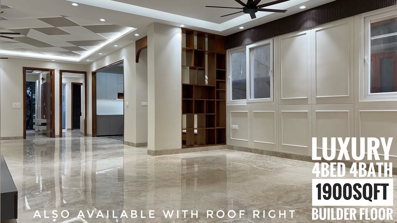 LUXURIOUS & AFFORDABLE😍 4BHK BUILDER FLOOR IN INDIRAPURAM