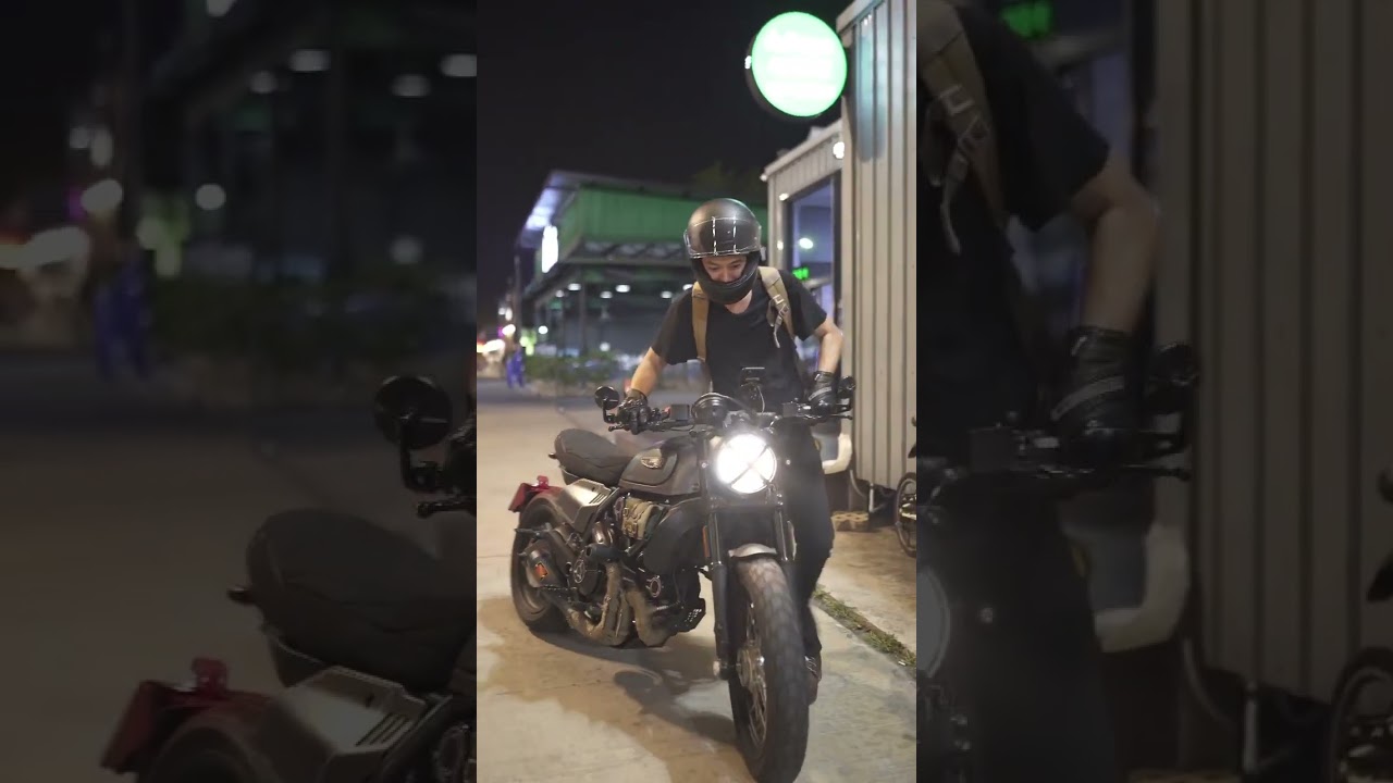 Moving your Ducati Scrambler Nightshift be like...