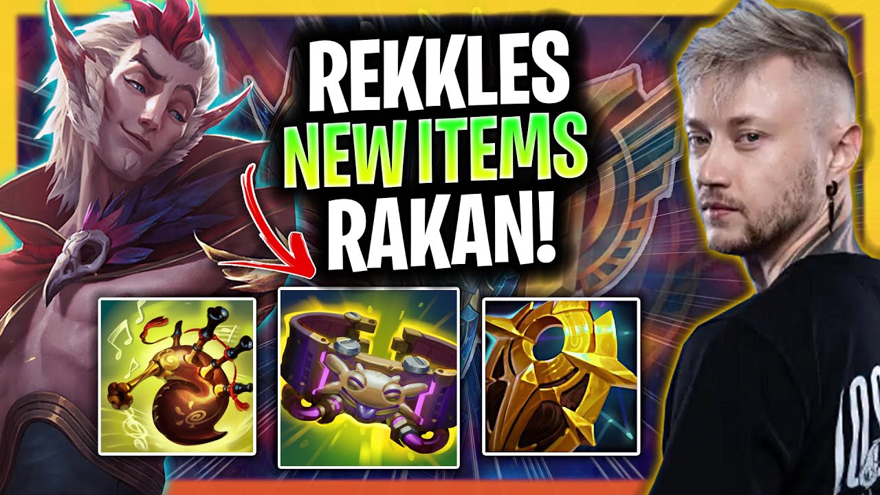 REKKLES IS A BEAST WITH RAKAN! 🔥NEW ITEMS🔥 | LR Rekkles Plays Rakan Support vs Pantheon!