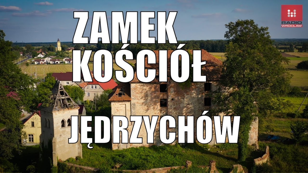 #Ruiny  #kościół #zamek #Jędrzychów dron 4k
