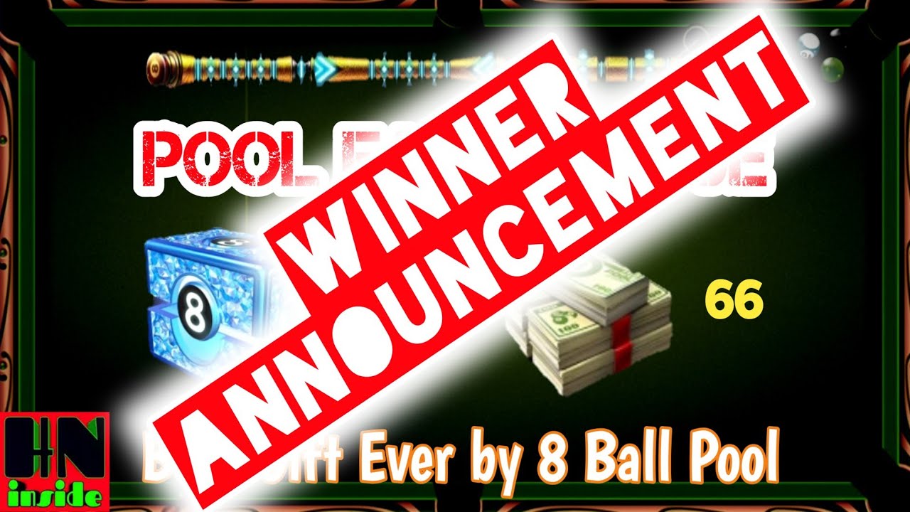 Pool Fanatic Cue Winner Declaration 🤟👏👏👏