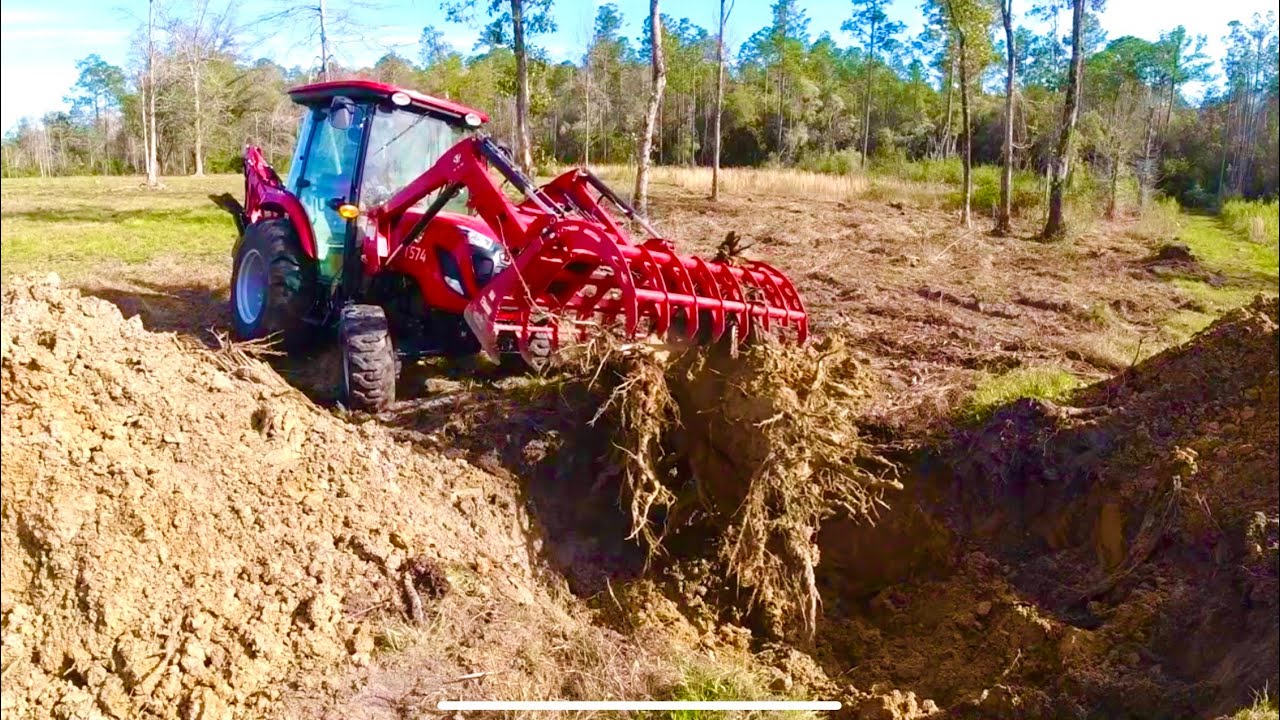 Digging out a pond, then THIS HAPPENED! TYM TRACTOR IN ACTION!