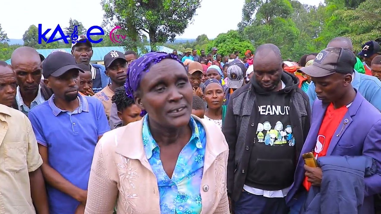 Old granny breaks 💔  into tears as she process the death of Johana Ngeno Ngong.