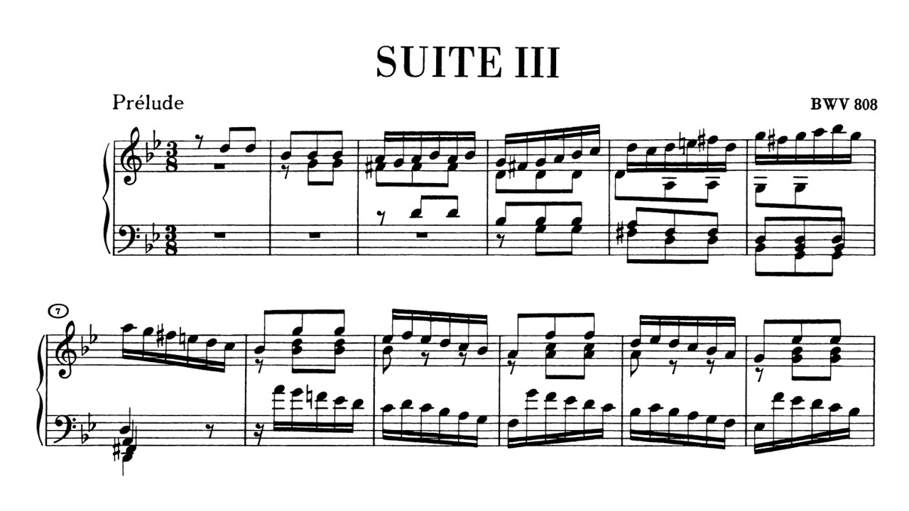 Bach English Suite No. 3 - I. Prelude - John Provine