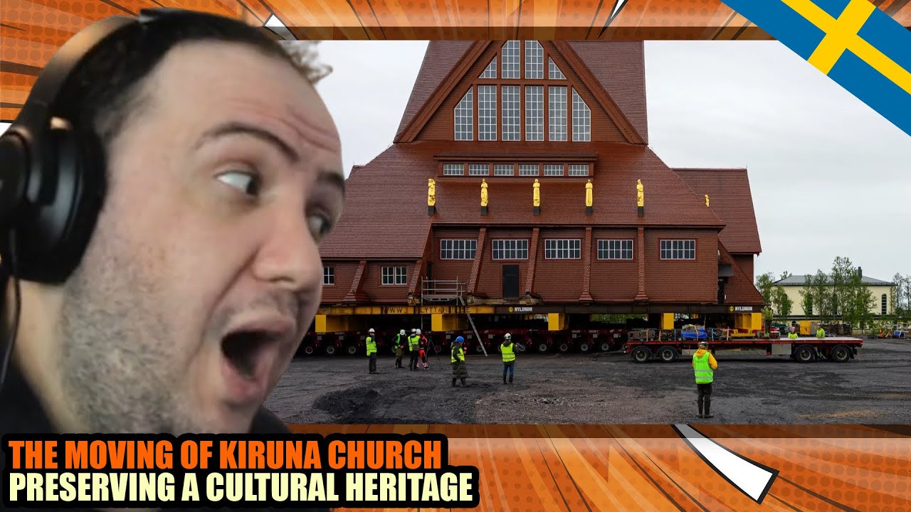 🇸🇪 The Moving of Kiruna Church Preserving a Cultural Heritage  TEACHER PAUL REACTS SWEDEN
